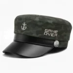 CP1301 Premium Marine Inspired Game Over Text Cap – Stylish and Versatile