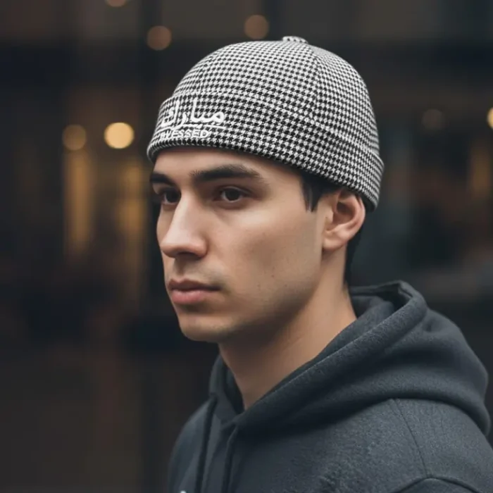 CP1305 Adjustable Premium Brimless Dawah Cap - Image 2