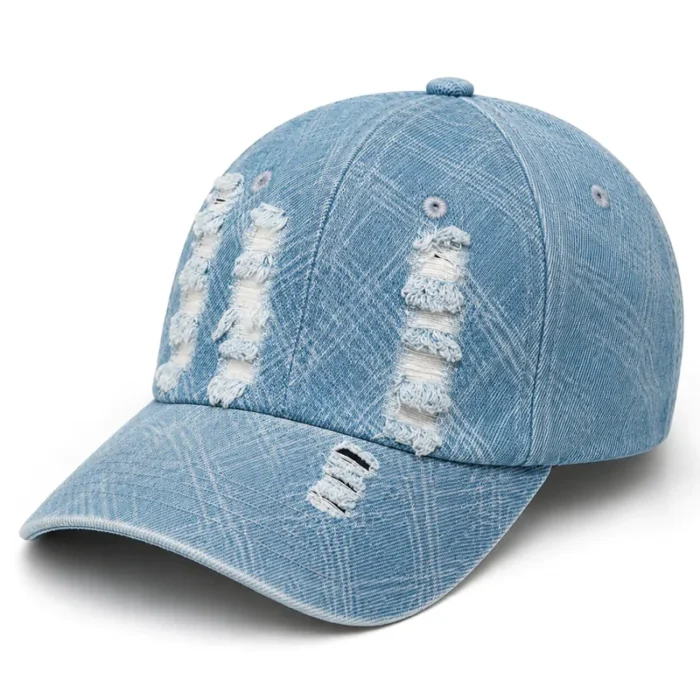 Premium Denim Wash Cap – Stylish Imported Baseball Cap - Image 6