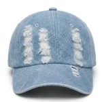 Premium Denim Wash Cap – Stylish Imported Baseball Cap - Image 5