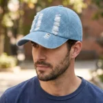 Premium Denim Wash Cap – Stylish Imported Baseball Cap - Image 2