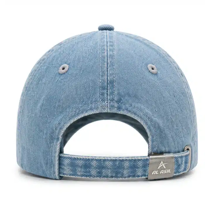 CP1317 Premium Distressed Kalimah Embroidery Denim Cap - Image 4