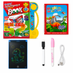 Intelligence Book with 8.5 Inch LCD Writing Tablet Combo